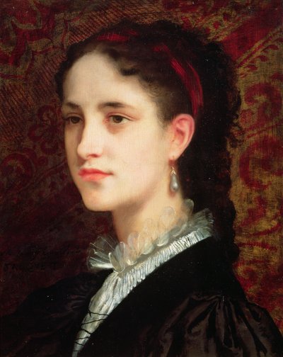 Ritratto di una giovane donna da Gustave Jacquet